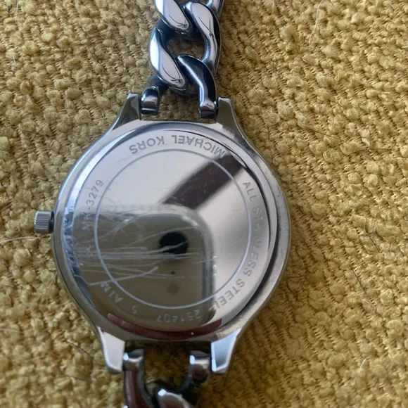 Michael Kors Slim Runway White Dial Stainless Steel Ladies Bracelet Watch MK3279 - Picture 4 of 9